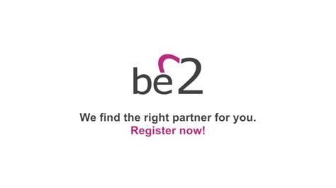 be2 – Love. Right. Now. Daten voor serieuze relaties.